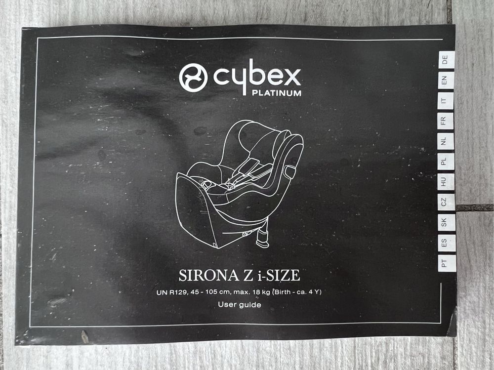 Cybex Sirona Z i-Size fotelik samochodowy Deep black