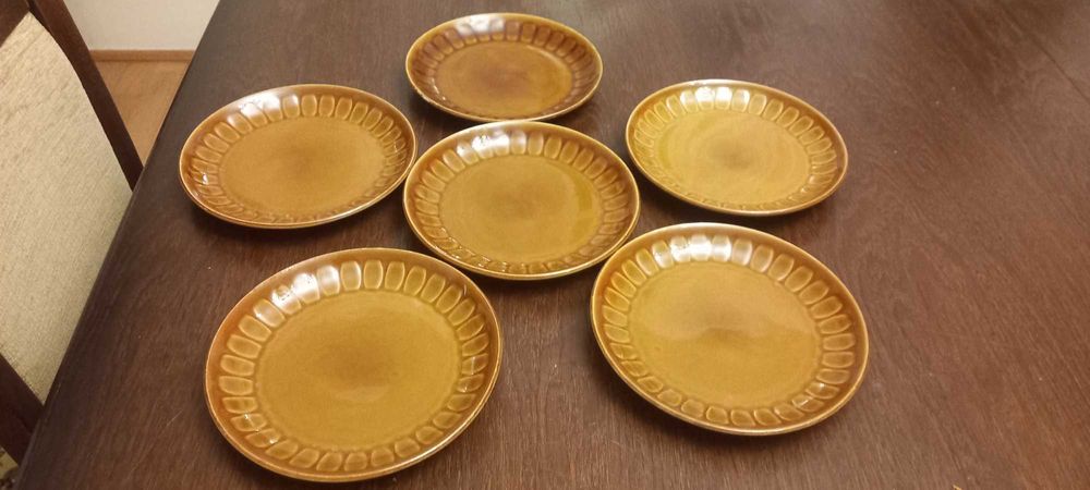 Porcelit Tułowice talerze kratka talerze deserowe cena za 6 szt