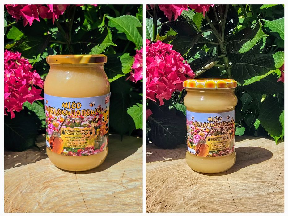 Miód wielokwiatowy LETNI zbiór z akacji, facelii I innych kwiatów 2025