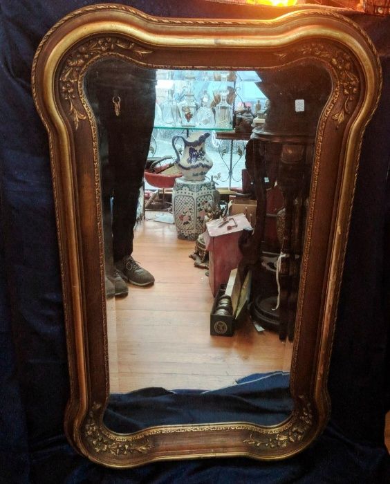 Espelho Madeira Dourada