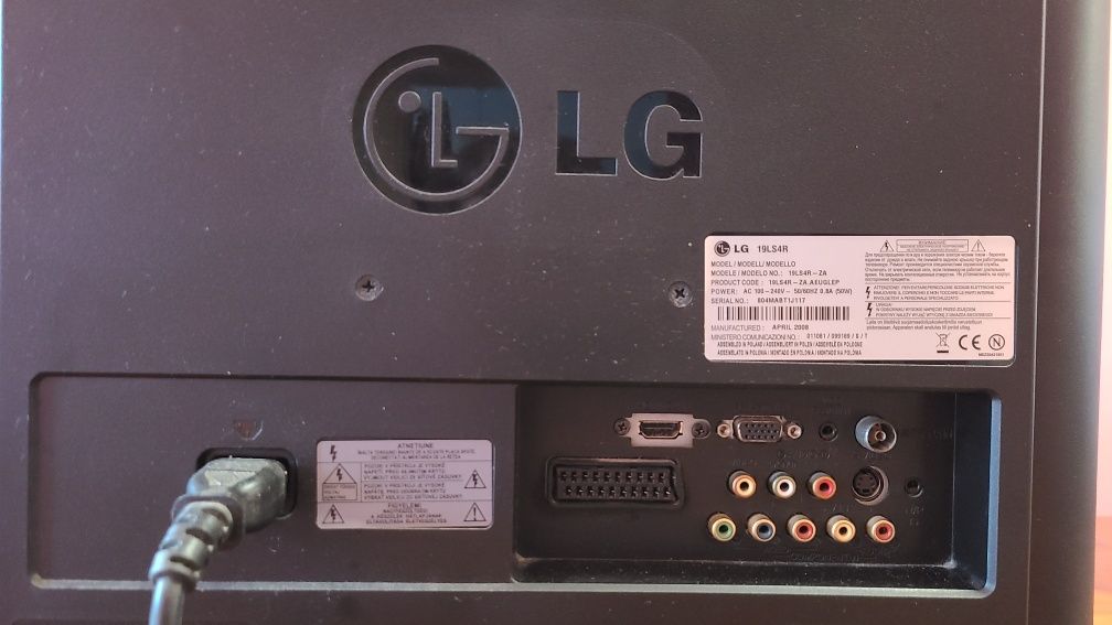 Tv 19 polegadas marca LG