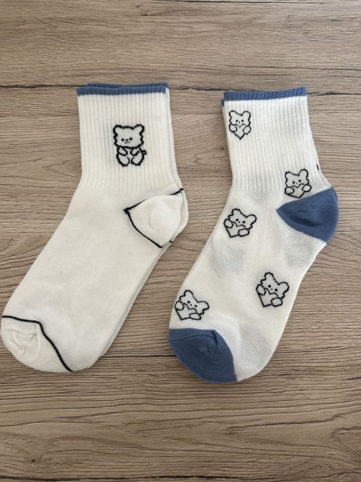 2 pary skarpetek damskich Misie