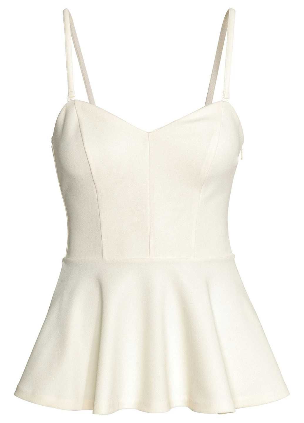 Топ H&M молочний