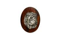 Shar Pei broszka clipring drewniany Art-Dog
