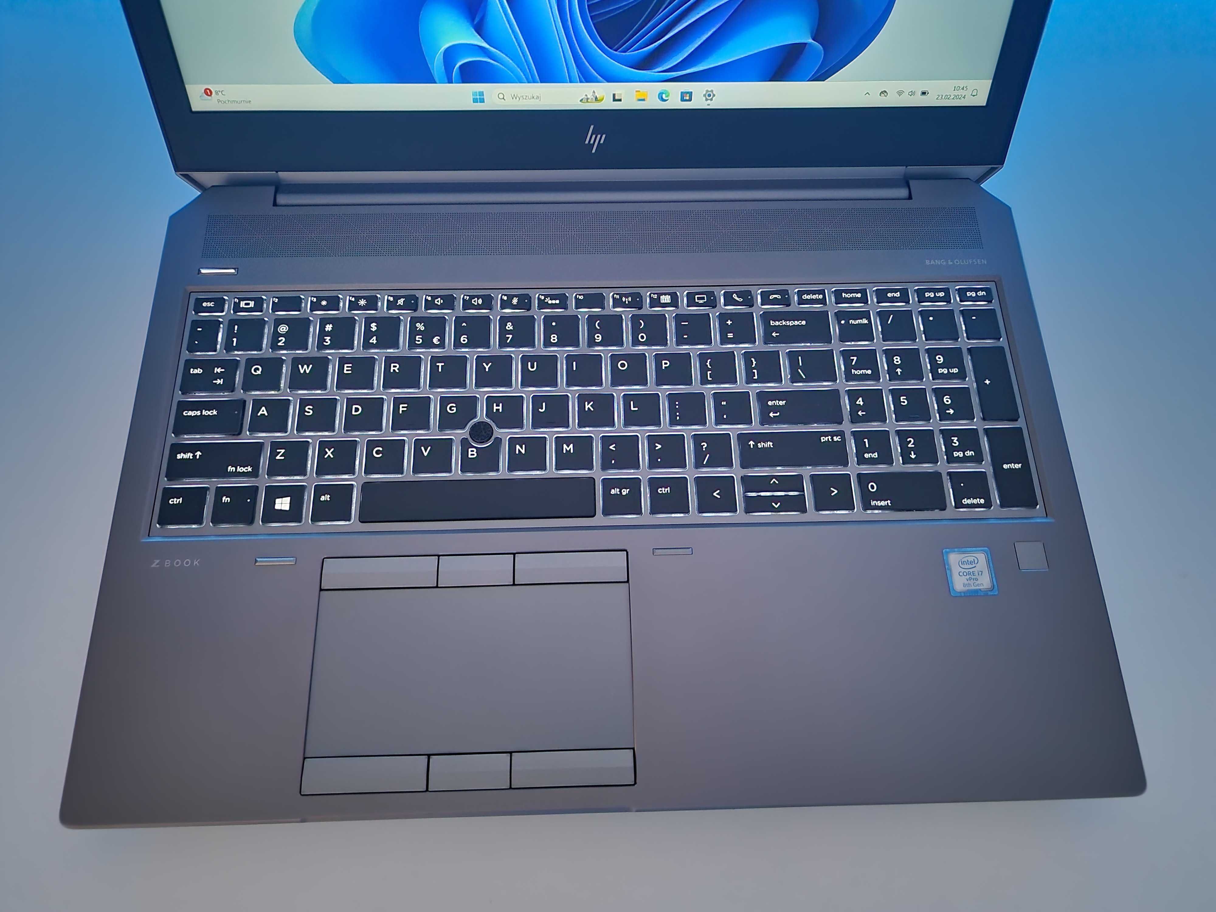 Stacja ROBOCZA HP ZBook 15 i7 64 GB ram Quadro P1000 do pracy F13