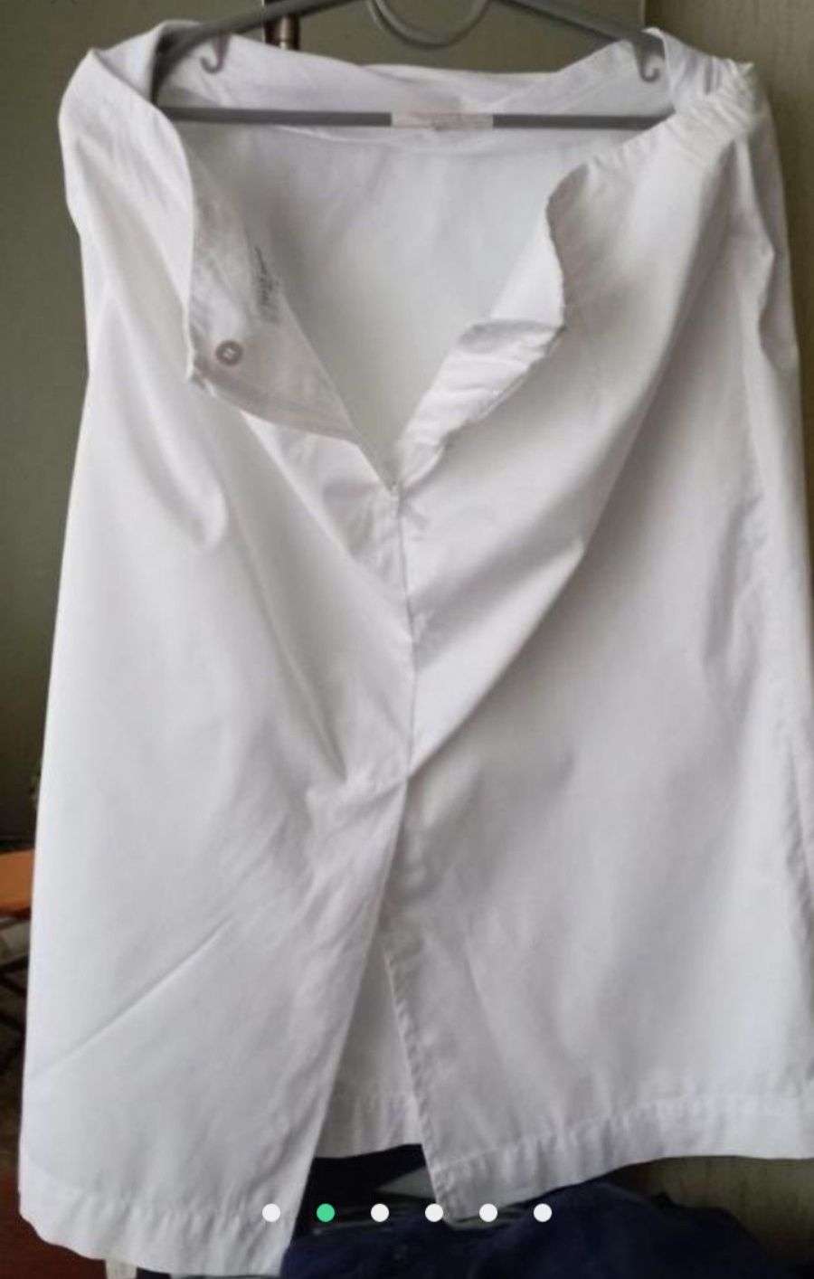 Классическая белая итальянская юбка