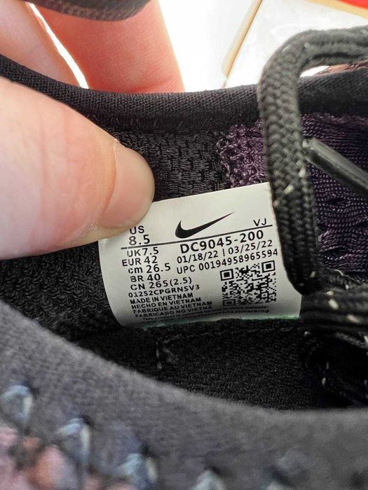 Мужские кроссовки Nike ACG Mountain Fly Low Black&Purple. 40-45