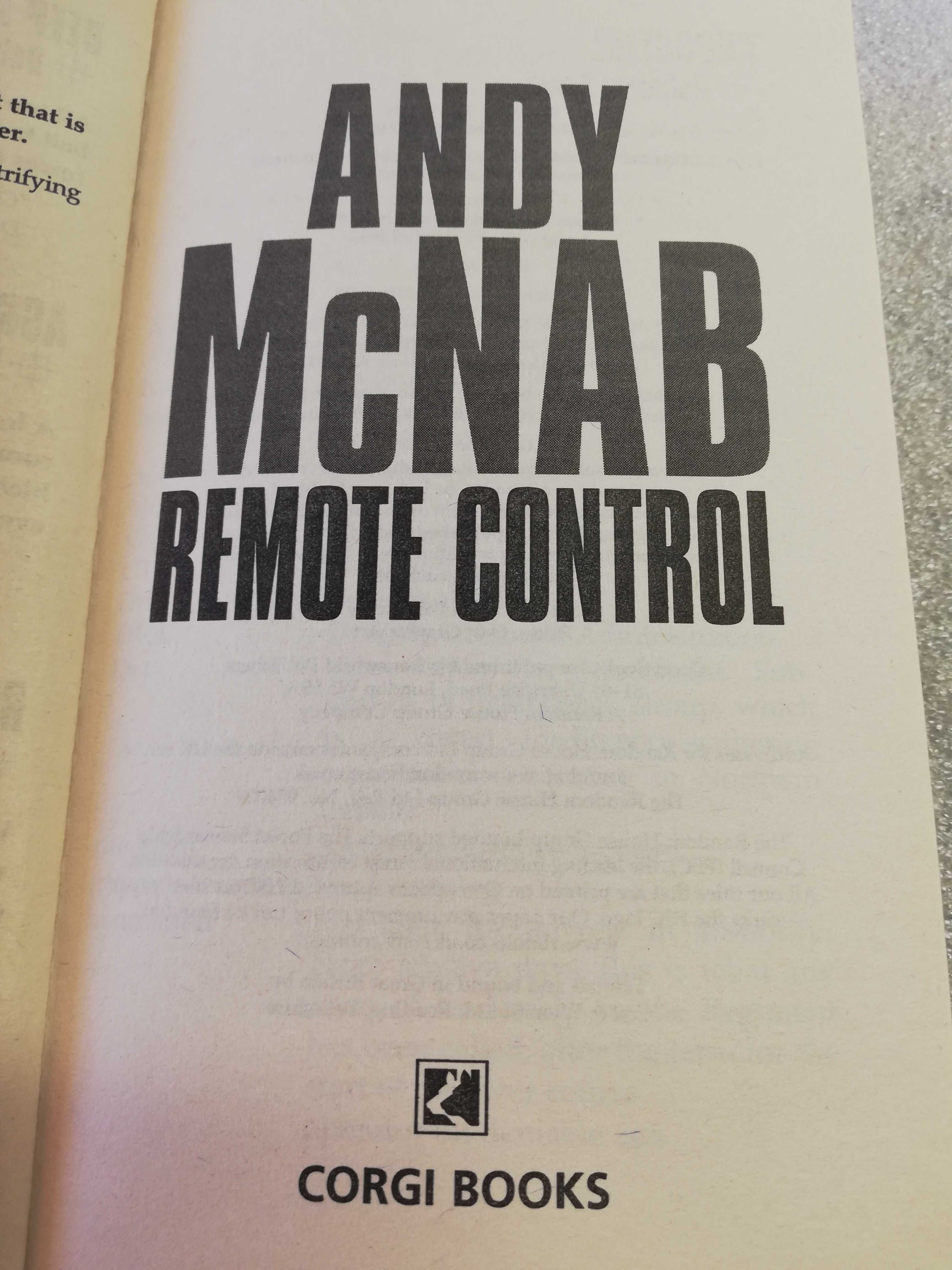 Remote Control - Andy McNab - thiller - wersja - język angielski