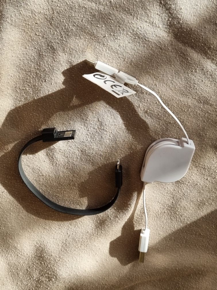 Zestaw kabli kabel Lightning USB micro usb c apple bransoletka kabelek