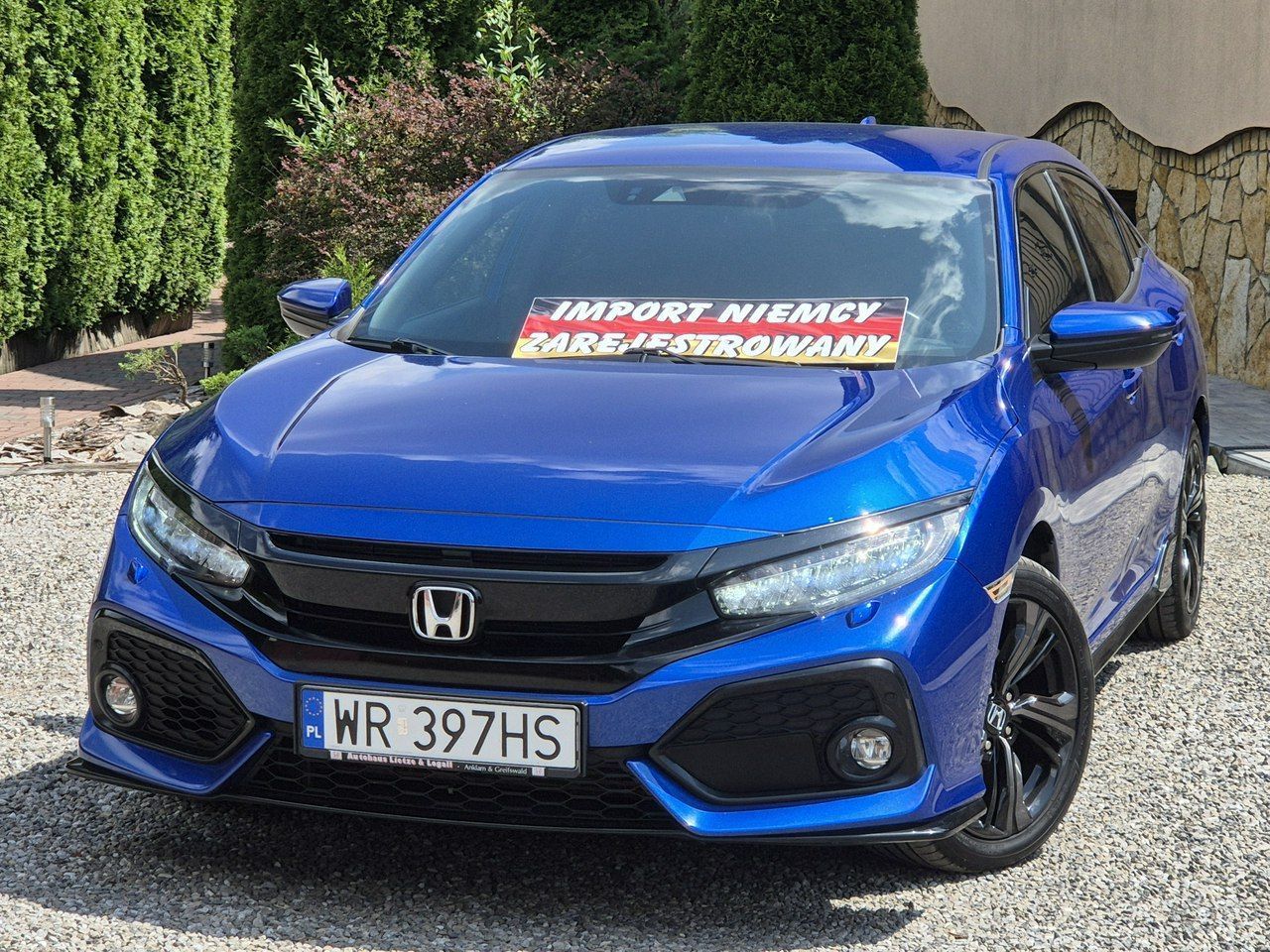 Honda Civic 1.5 VTEC Turbo 182KM, Sport Plus, Org. Lakier, Full Led