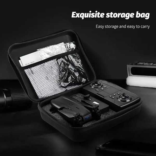 Дрон з камерою E99 Pro Gravity Max Black Міні дрон з 4K HD WiFi FPV