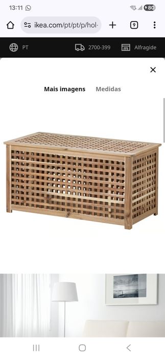 Mesa de arrumação Acácia