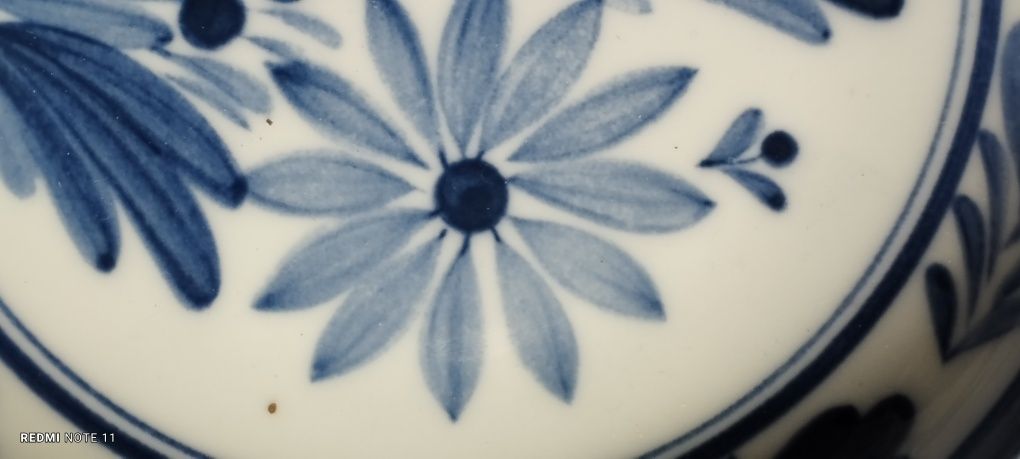 Lindíssimo prato porcelana antiga chinesa C.d.Indias China azul