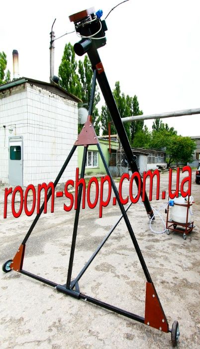 Шнековый погрузчик с протравлением, протравитель семян, транспортер,