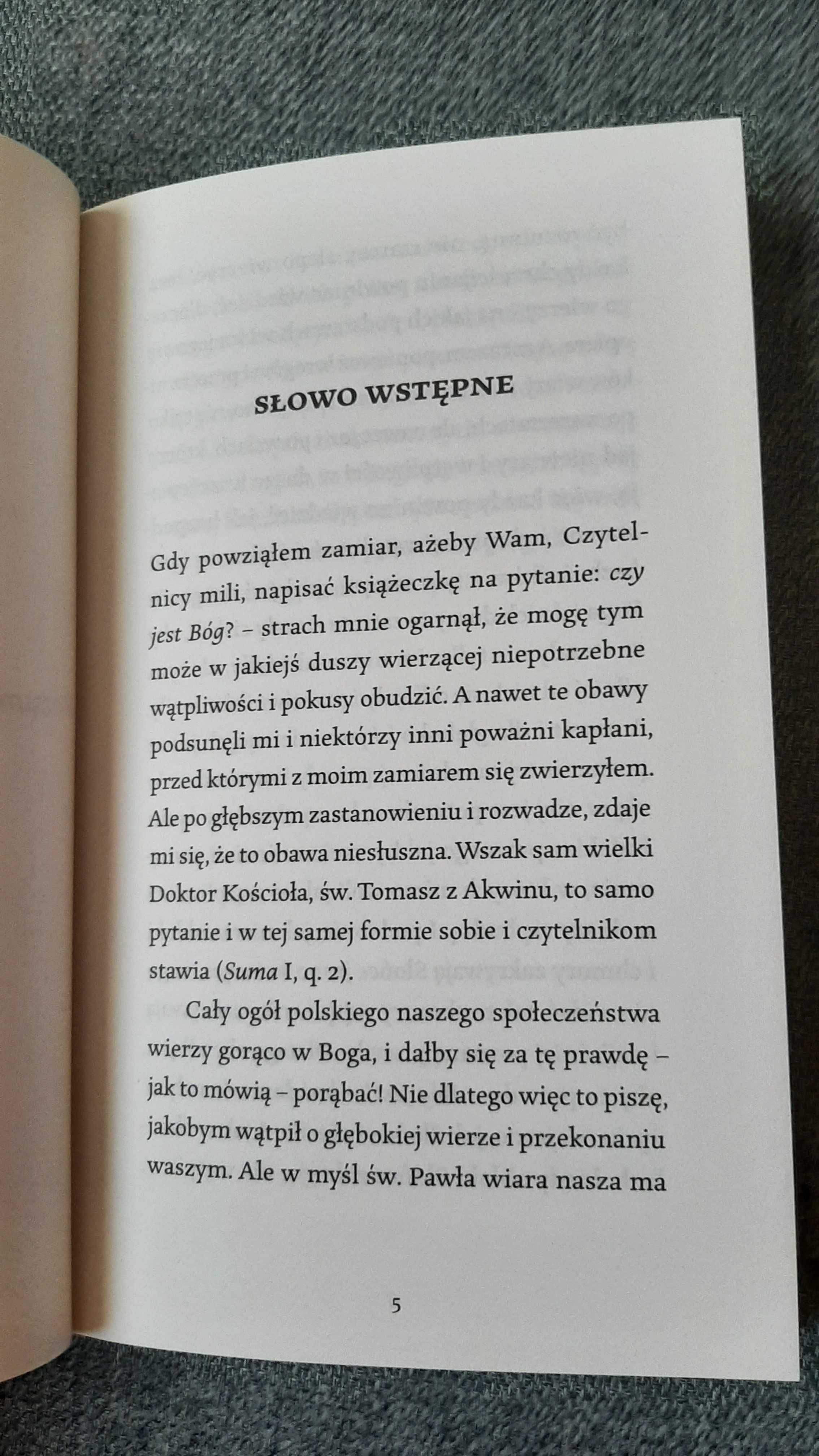 Ks. Feliks Cosel Bóg jest! Rozumowe dowody na istnienie Boga