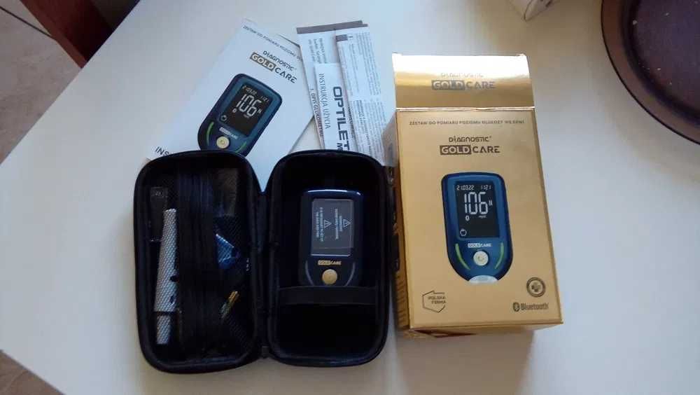 Glukometr DIAGNOSTIC Gold Care + 50 pasków