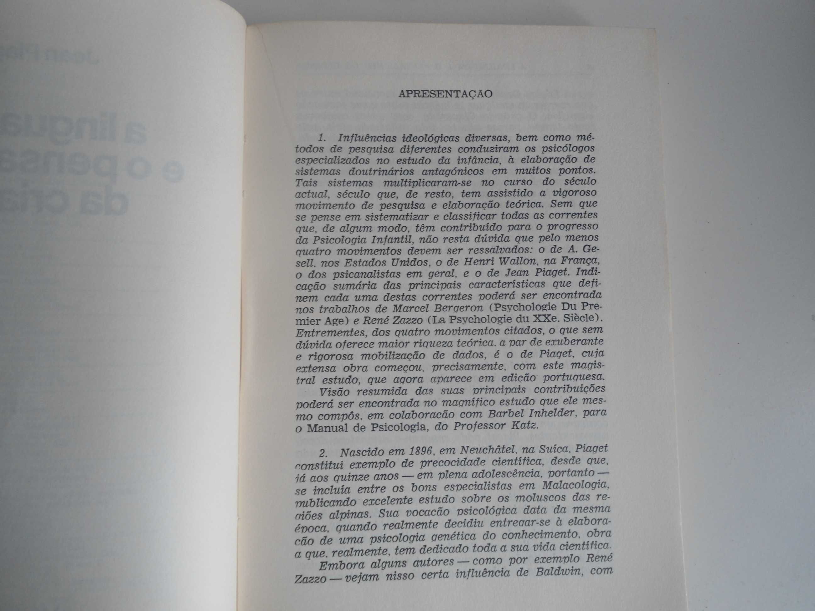 A linguagem e o pensamento da criança por Jean Piaget