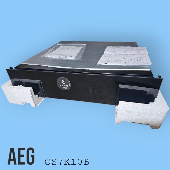 AEG piekarnik 45cm CM6600B + szuflada OS7K10B; WiFi; mikrofala; 12tys