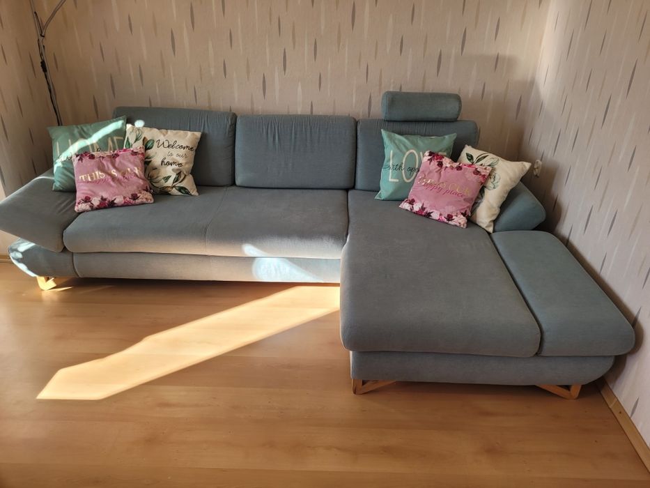 Narożnik jasny zielony/miętowy