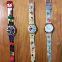 Relógios swatch plástico originals