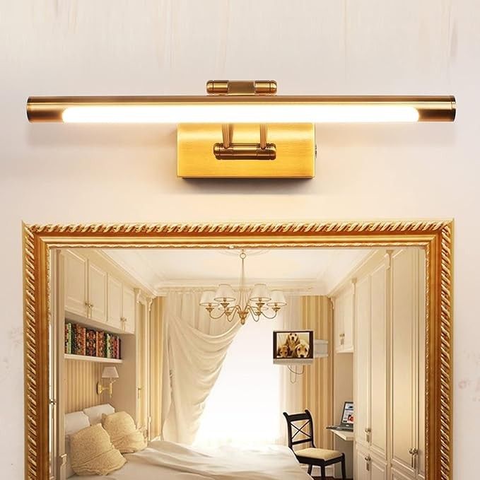 TYhogar LED lampa do lustra łazienkowego 40cm 8W Złota