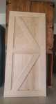 Drzwi przesuwne drewniane typu barn door