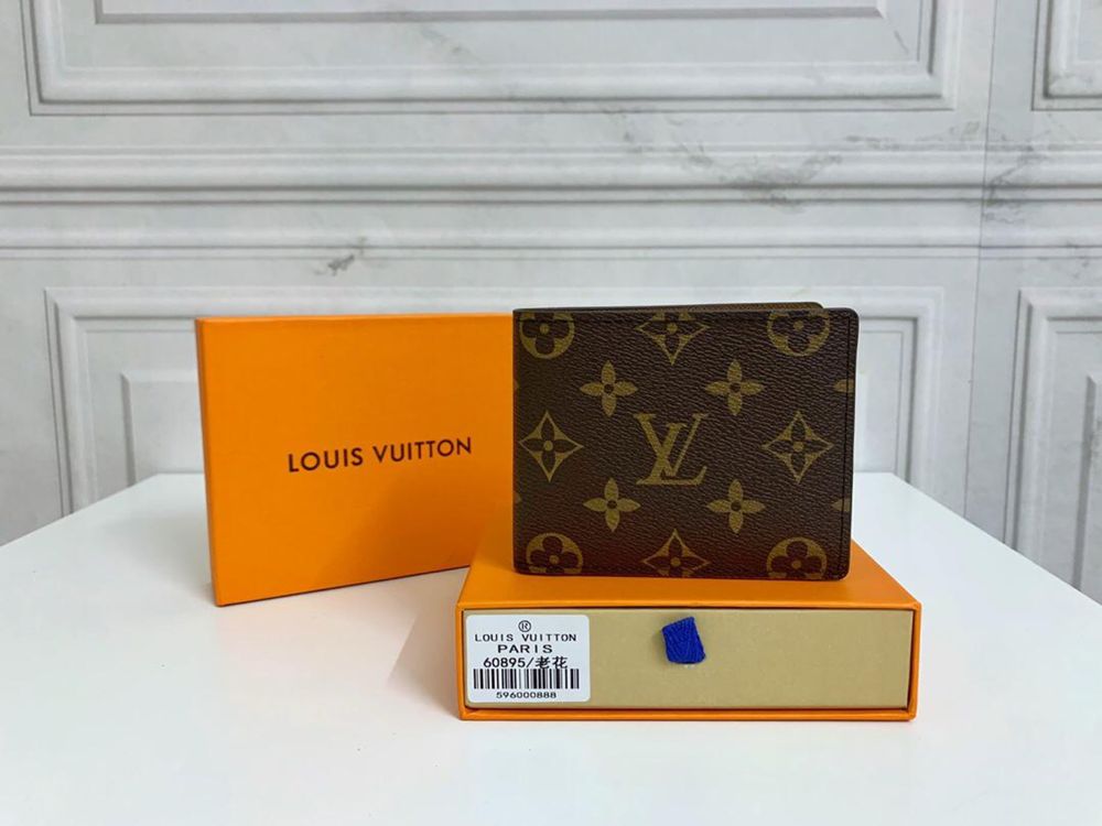 Portfel LOUIS VUITTON + pudełko canvas