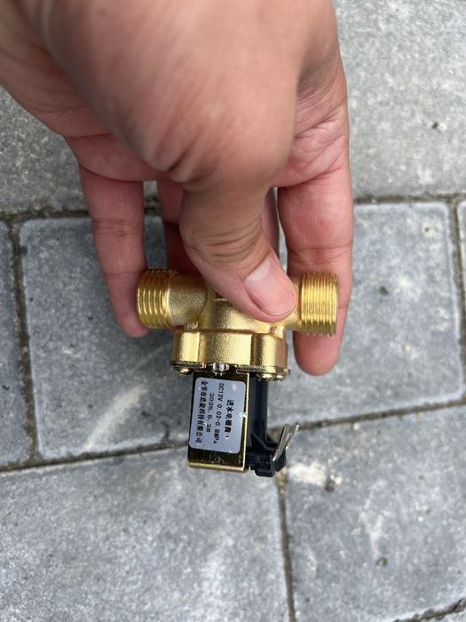 Латунний електромагнітний клапан, 3/4", 12В