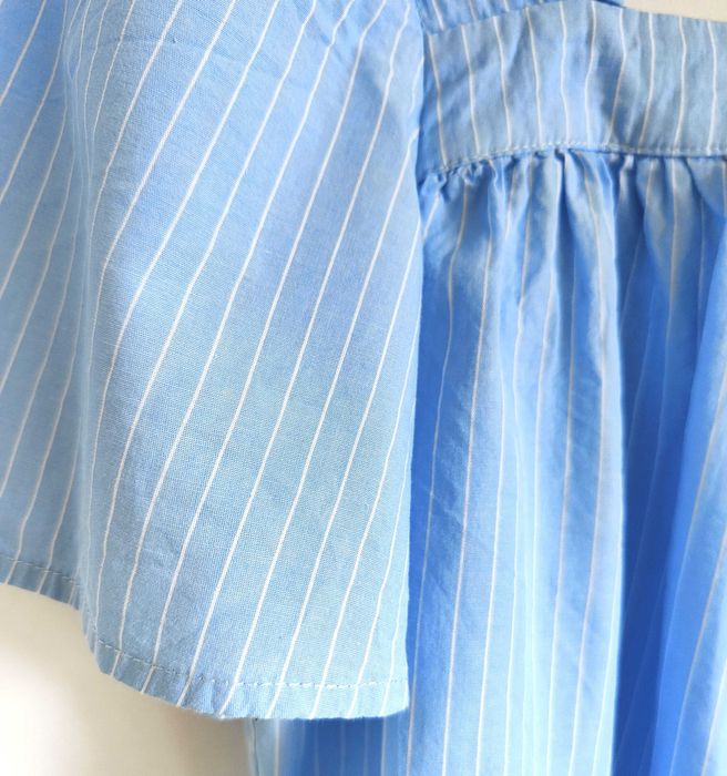 Niebieska bluzka w paski M 38 bawełna My Essential Wardrobe top prosta