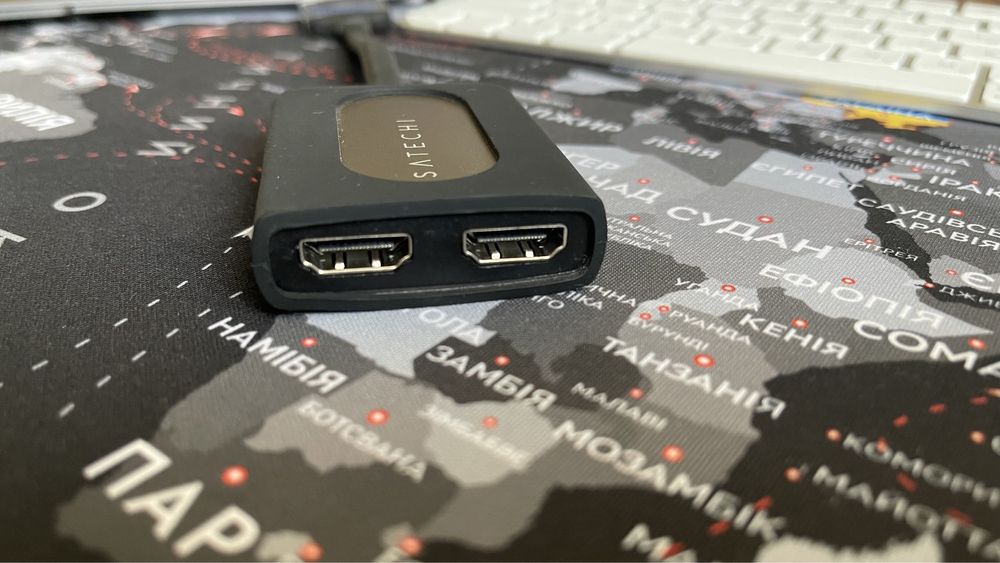Satechi Type-C Dual HDMI Adapter Silver
