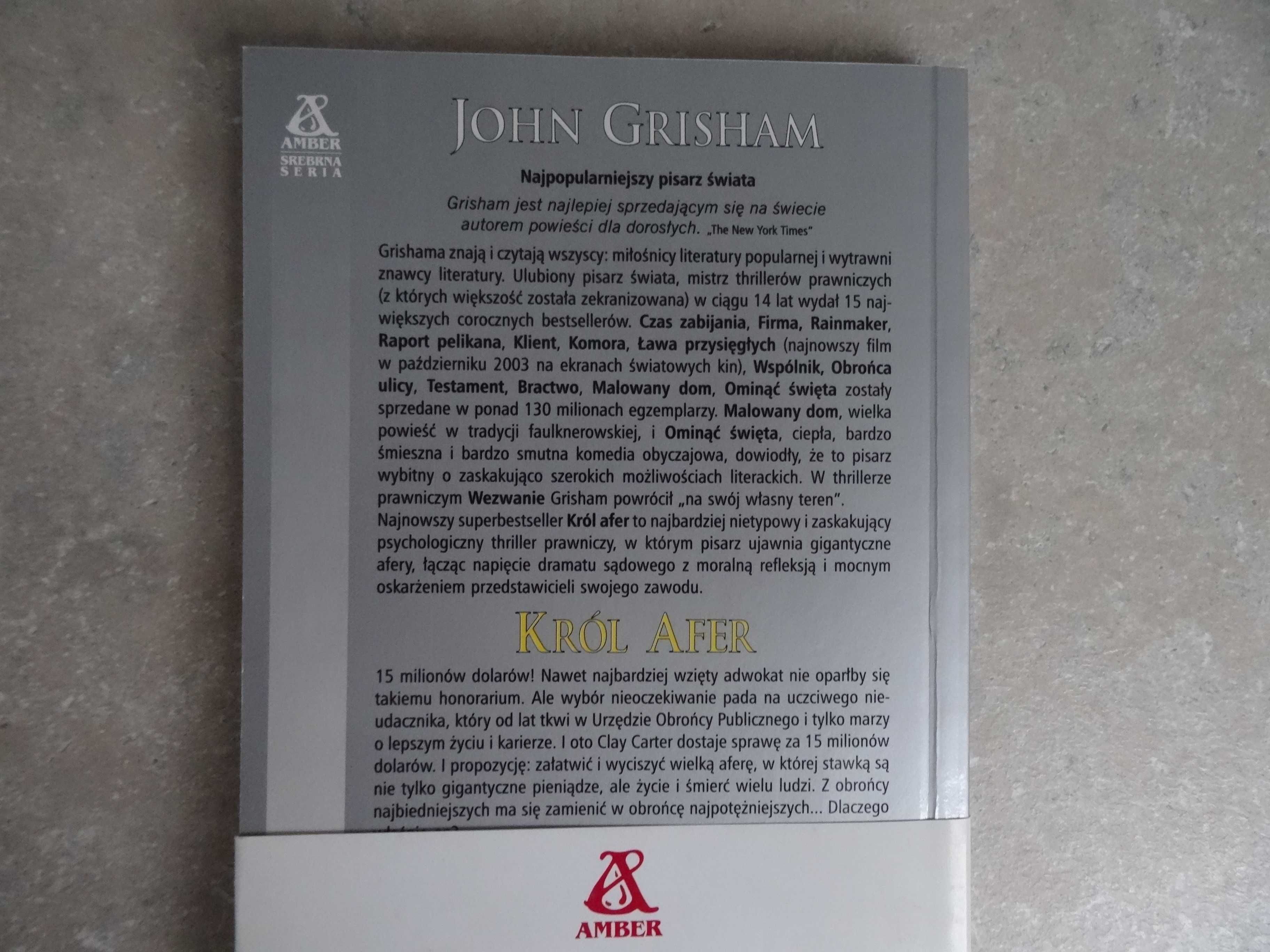 John Grisham "Król afer"