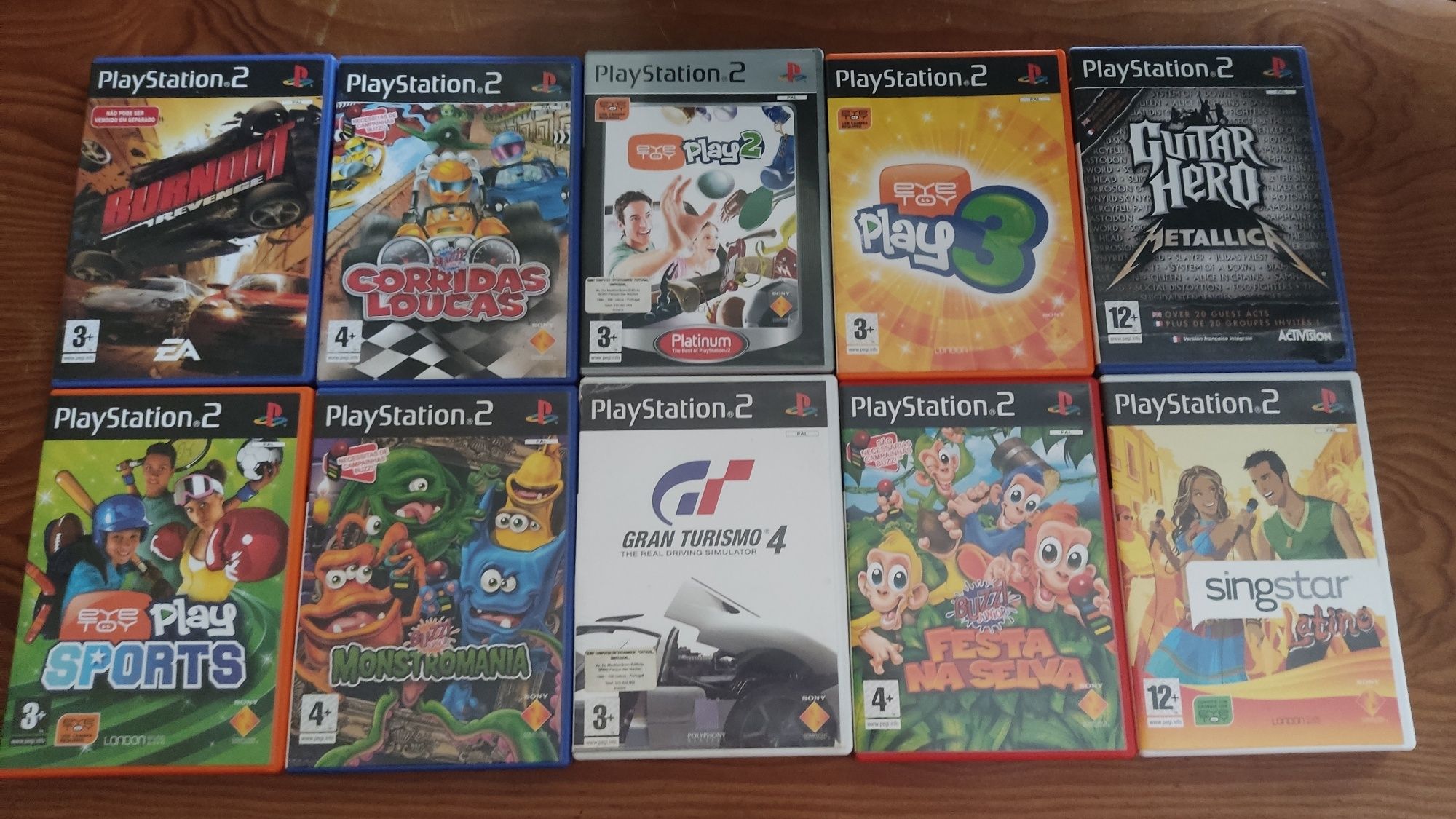 Jogos PS2 como novos