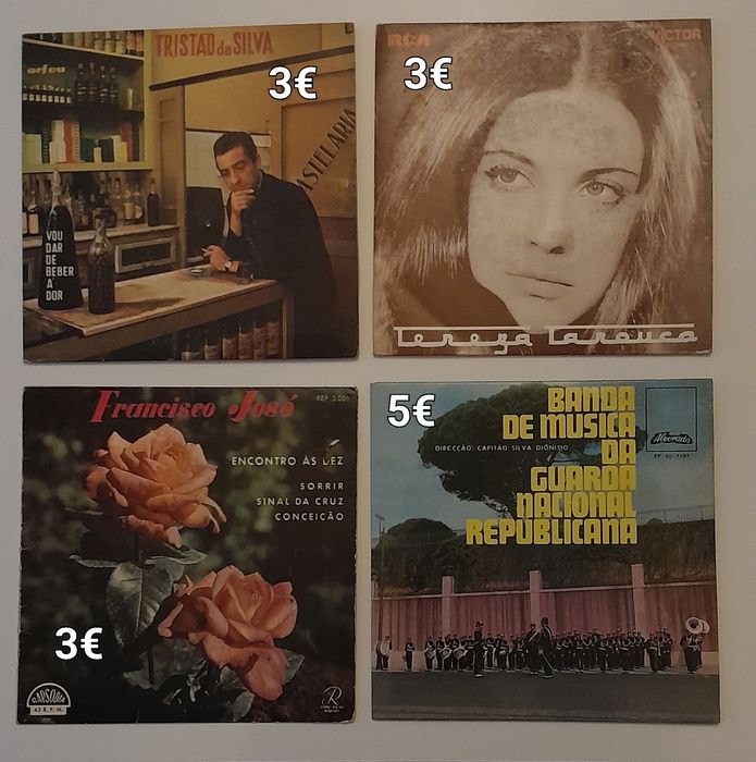 Varios discos vinil peq