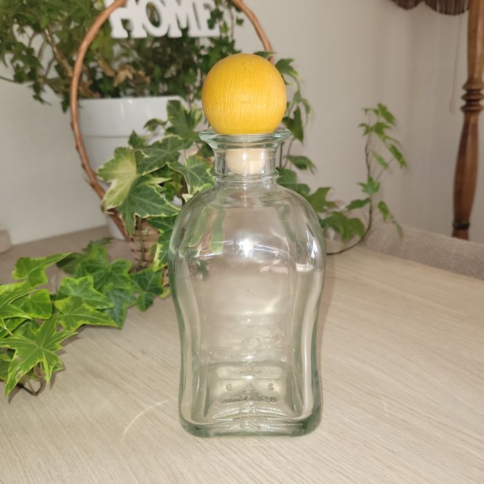 Butelka szklana , Butelka 0.5 litra z korkiem, butelka na nalewki .