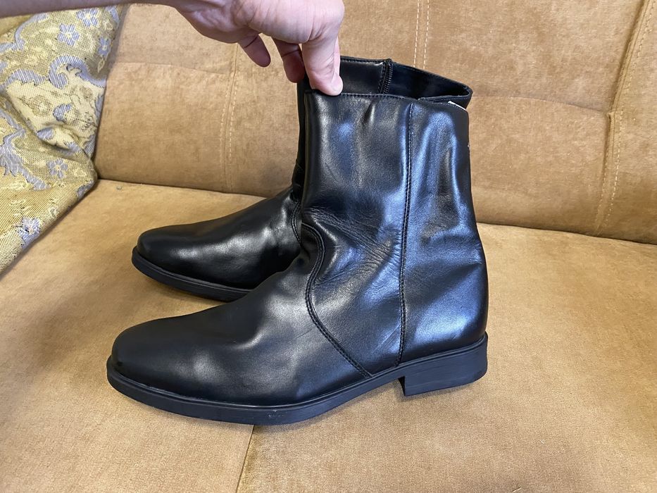 Сапоги військові на міху чорні нові дуже гарні парадні