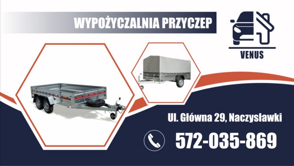 Wypożyczalnia przyczep 24/7