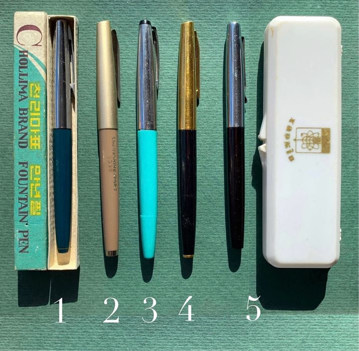 Перьевые пірʼяні ручки ссср