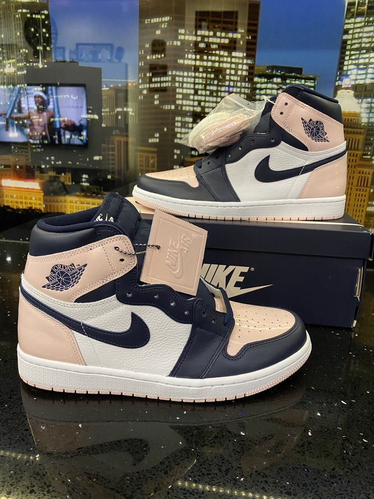 Buty Nike Air Jordan 1 High Retro OG Atmosphere Bubble Gum r 40,5 DSWT