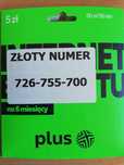 Łatwy numer telefonu, złoty numer, Starter Plusa
