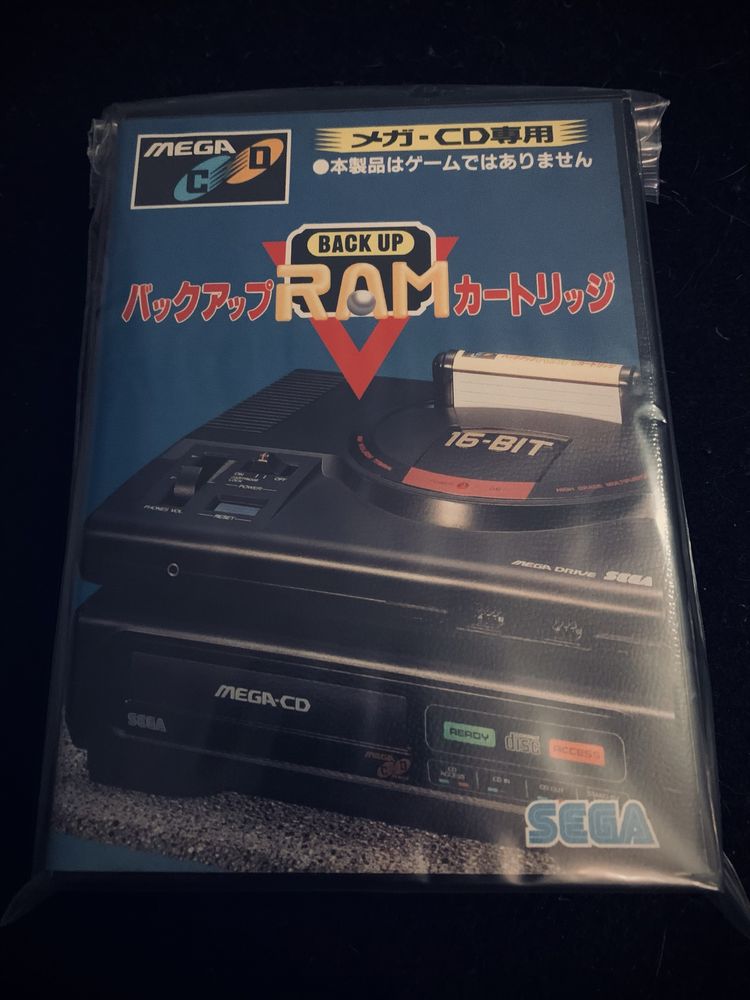 Back Up RAM Cartridge - Sega Mega CD / Sega CD - NTSC-J