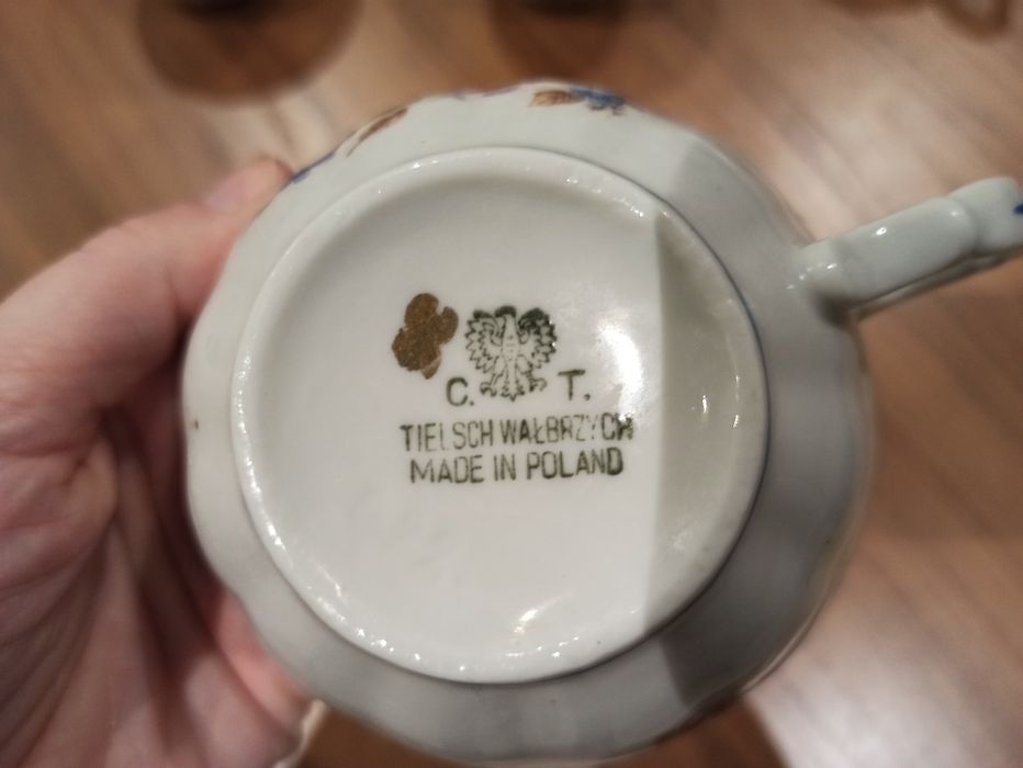 Porcelana z Wałbrzycha serwis kawowy