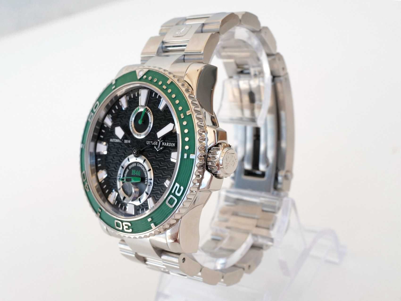 Ulysse Nardin Maxi Marine Diver Limited Edition Green Bezel