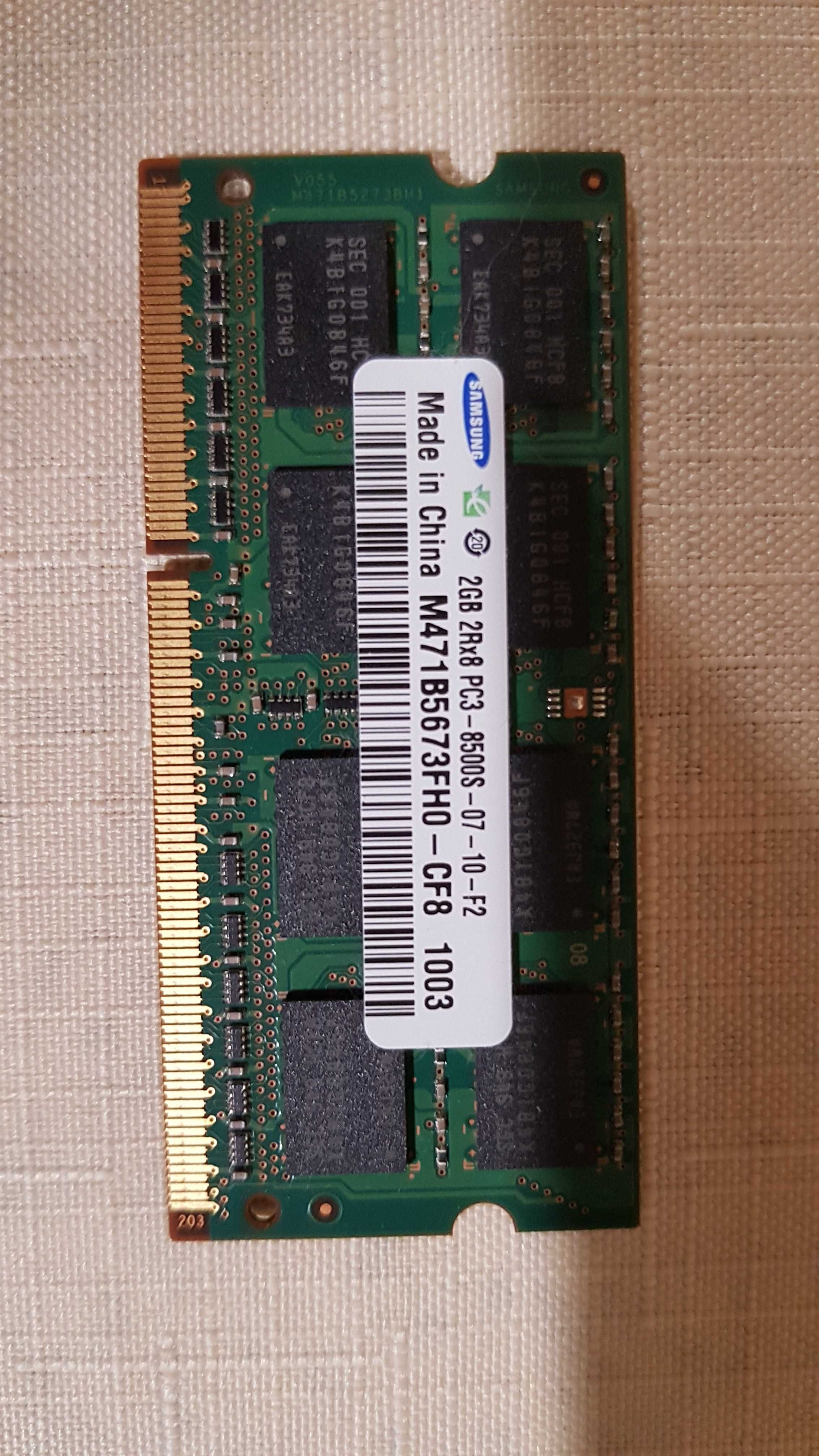 Pamięć Ram 2 GB do laptopa