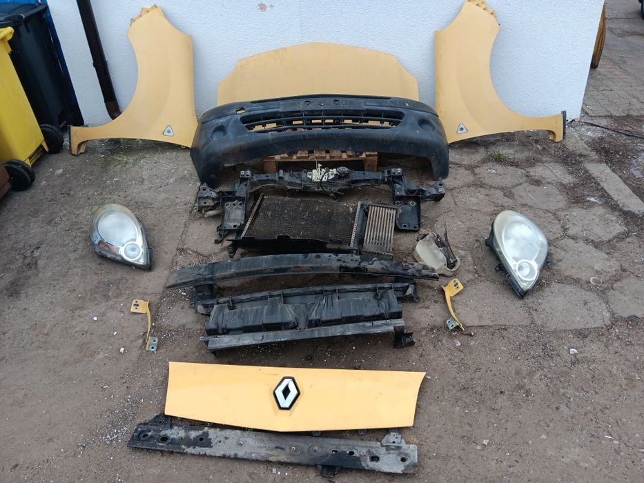 Renault Kangoo II maska zderzak lampa błotnik pas chłodnice 1.5 KPL EU