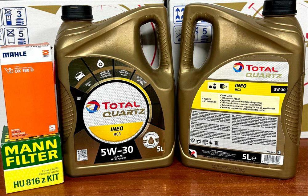Моторне мастило Тотал Total quartz ineo MC3 5w-30 5 л.