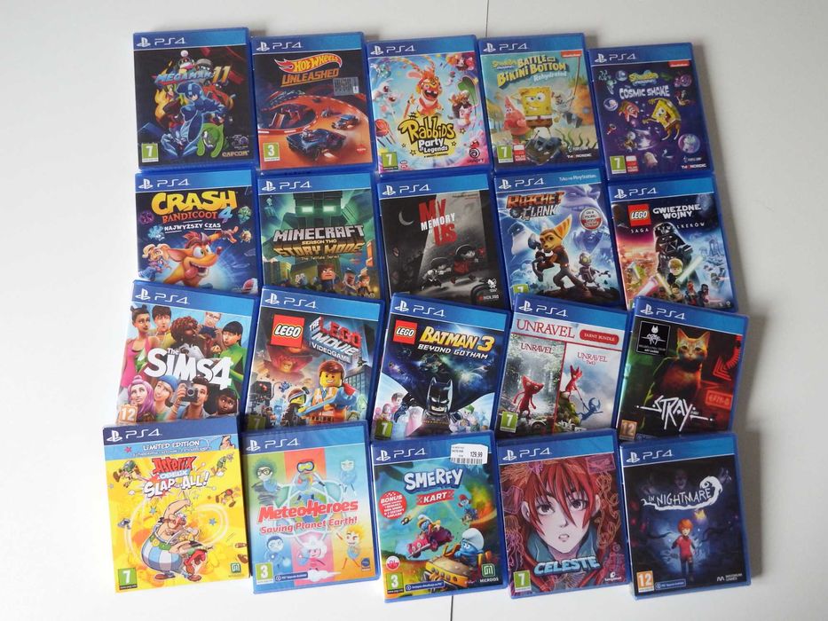 NAJWIĘKSZY wybór GIER PS4 dla DZIECI Gostynin Płock Kutno