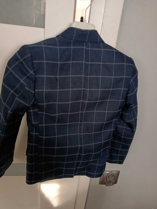 Marynarka chłopięca kratka