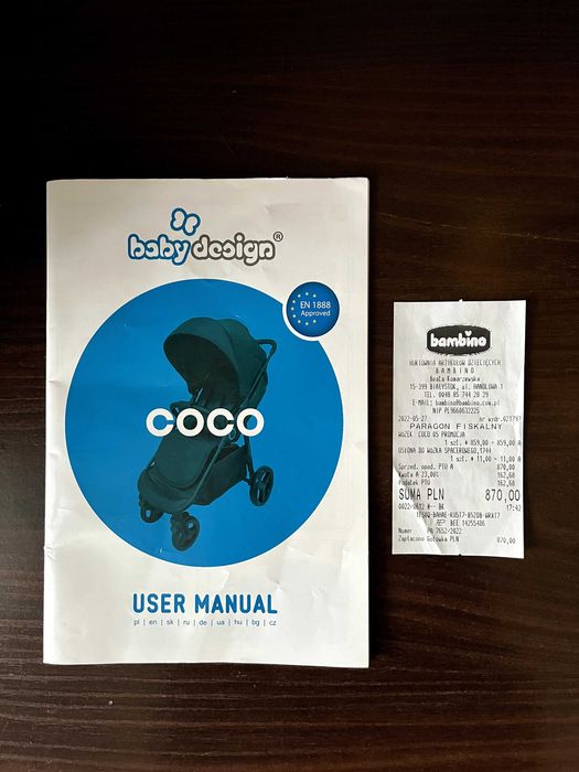 Wózek Coco Baby Design / Spacerówka Baby Design