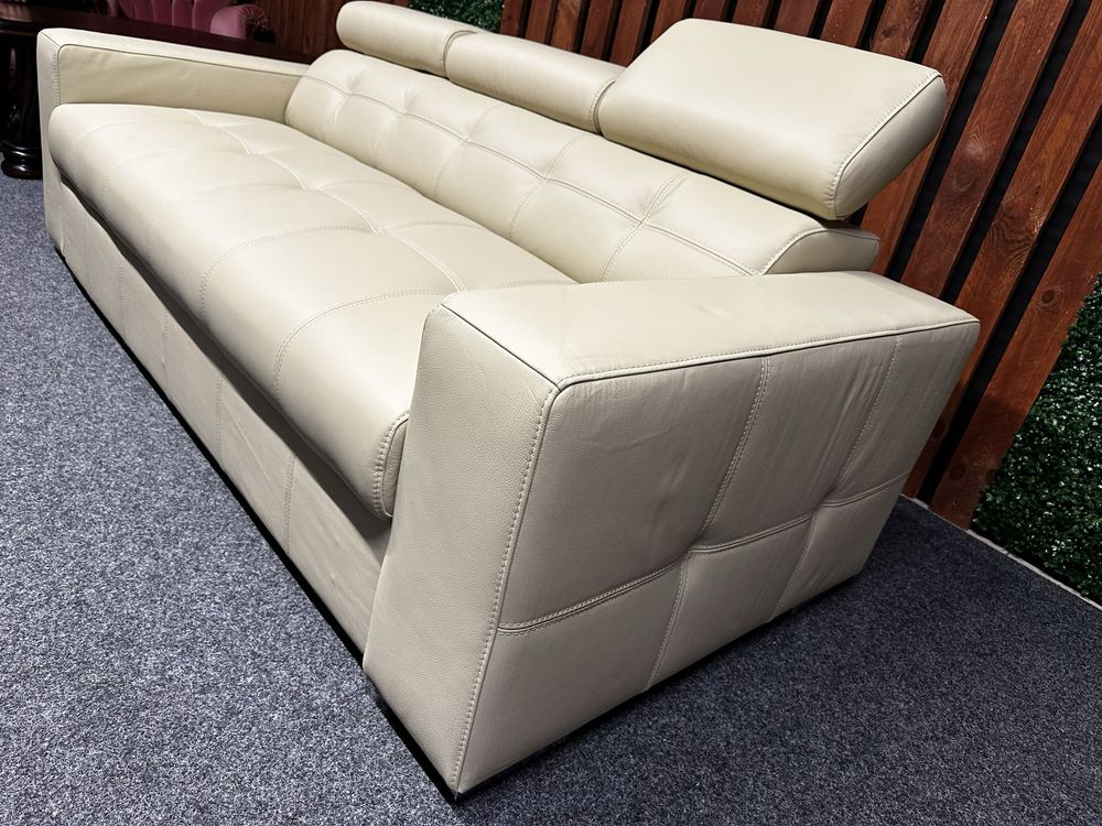 Новий шкіряний розкладний диван , кожаный диван, Бельгия