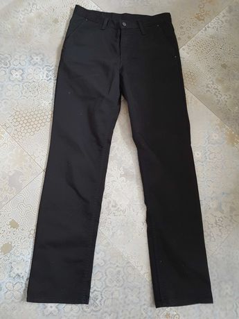 Czarne męskie spodnie "Bridle"